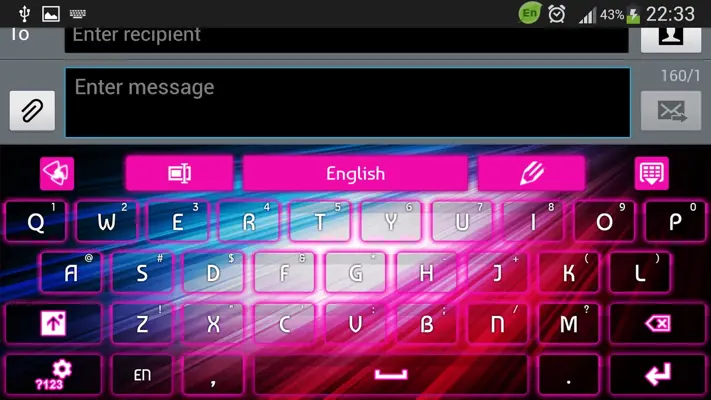 GO Keyboard Color HD android App screenshot 0