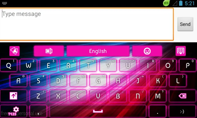 GO Keyboard Color HD android App screenshot 9